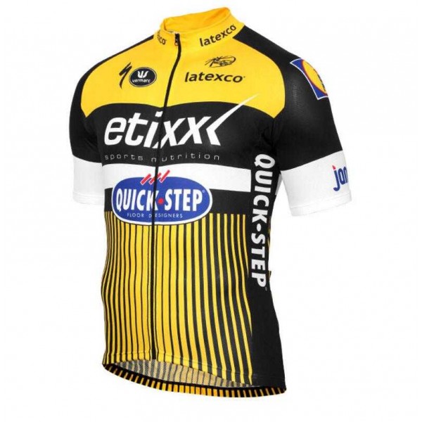 2016 Etixx Quick step Fahrradtrikot Radsport gelb JYX8M