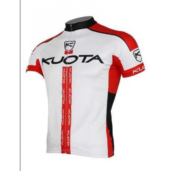 2013 KUOTA outlet Fahrradtrikot Radsport weiß Rot V4GFJ