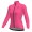 Damen Ale Solid Color Block-roze Fahrradbekleidung Radtrikot Langarm TS2AI