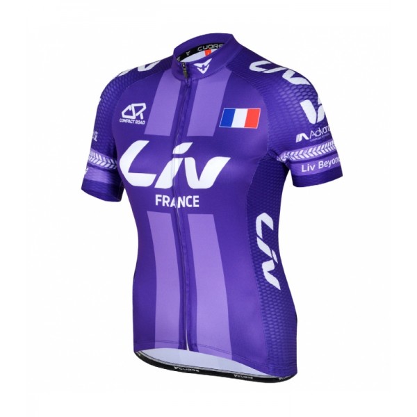 LIV TEAM France 2020 Radtrikot kurzarm