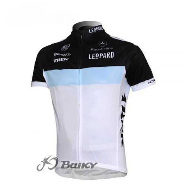 Leopard Trek Pro Team Fahrradtrikot Radsport Schwarz blau weiß QBRLQ