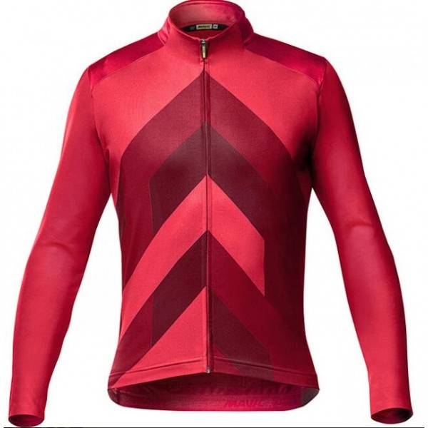 MAVIC Cosmic Graphic 2020 Radtrikot langarm Rot