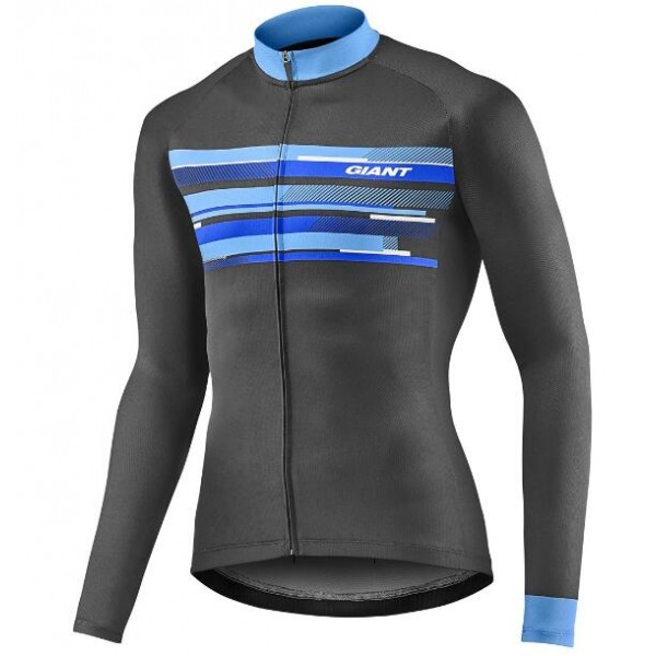 Giant Rival Fahrradbekleidung Radtrikot Langarm black/blue N2T3Q