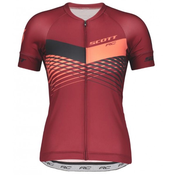 Scott RC PRO Damen Fahrradbekleidung Radtrikot merlot red/camellia pink LW1TL