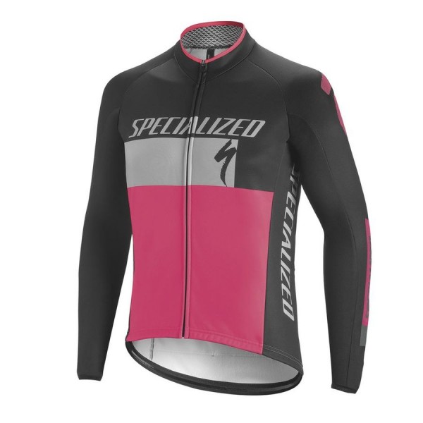 Specialized Element RBX Comp Logo-Rosa M/L Fahrradbekleidung Radtrikot Langarm RQTMQ