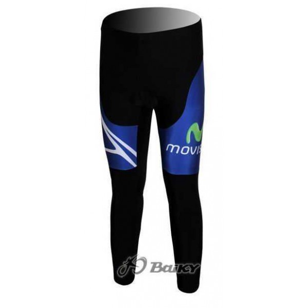 Movistar Teams Lange Fahrradhose blau K332G