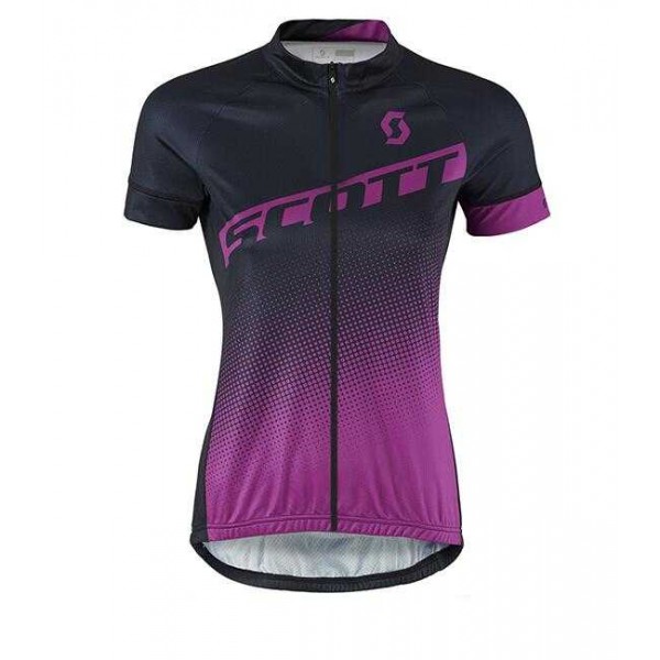 2016-2017 Scott Fahrradtrikot Radsport Trikot purper Damen WZ9DG