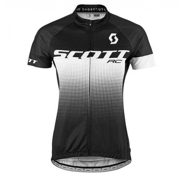 2016-2017 Scott Fahrradtrikot Radsport Trikot Schwarz Damen OMGBK