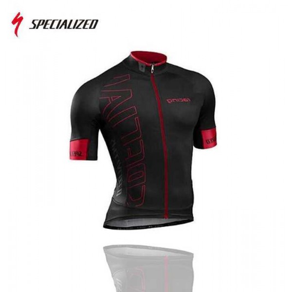 2016 Team Specialized Fahrradtrikot Radsport Schwarz Rot NLFDY