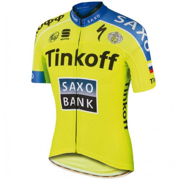 2015 Tinkoff Fahrradtrikot Radsport gelb blau R6VUQ