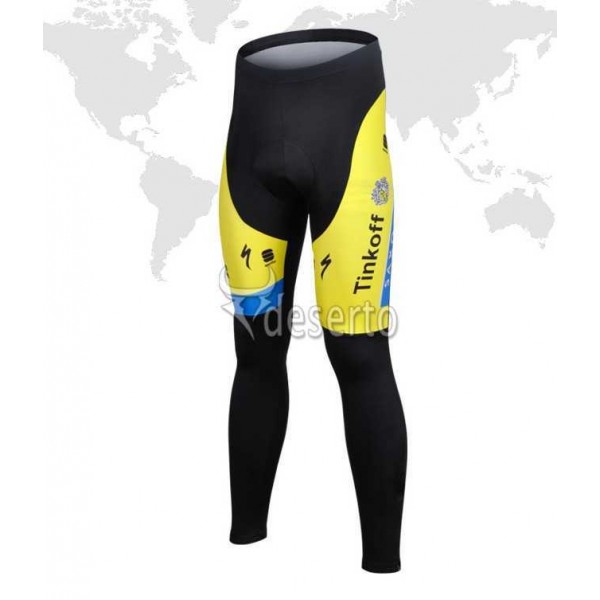 Saxo Bank Tinkoff 2014 Lange Fahrradhose TL97Y