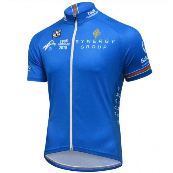 2015 Tour AzerBaidjan Fahrradtrikot Radsport blau WE0D5