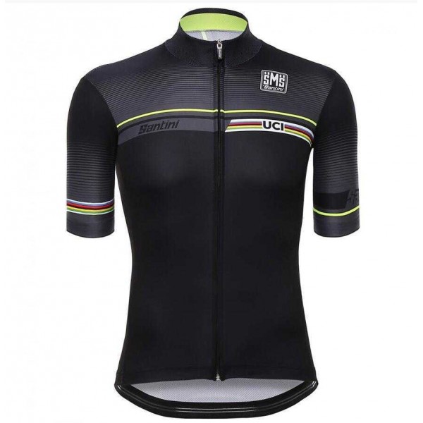 2016 UCI Fahrradbekleidung Radtrikot Schwarz PR34H