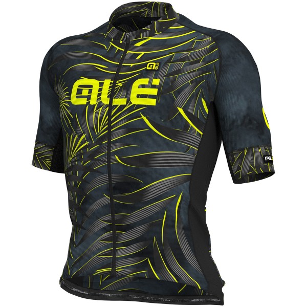 Ale Graphics PRR Sunset-Schwarz gelb Fahrradbekleidung Radtrikot SQQ4U