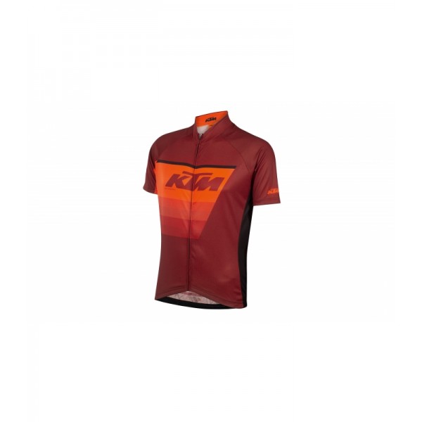 KTM FACTORY LINE schwarz/orange/rot 2020 Radtrikot kurzarm