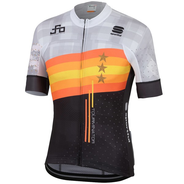 Team Sagan Stars 2019 gray Fahrradbekleidung Radtrikot LTQV2