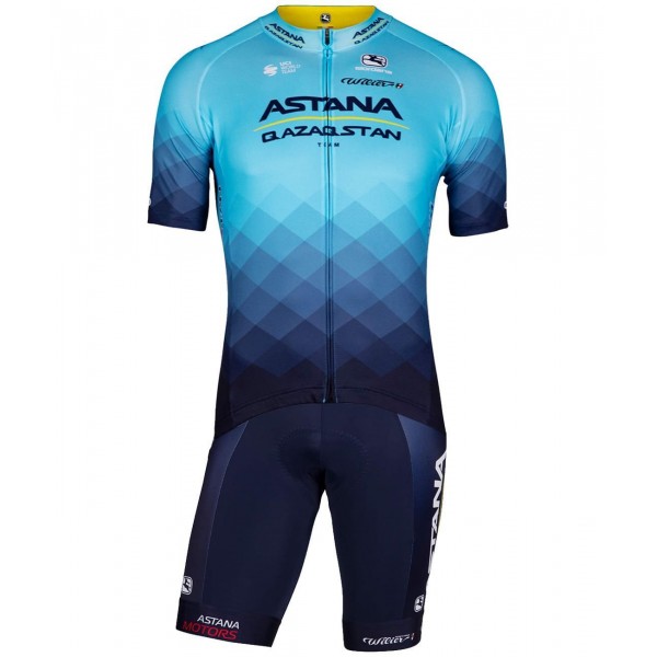 ASTANA QAZAQSTAN TEAM 2022 Trägerhose kurz-Radsport-Profi-Team