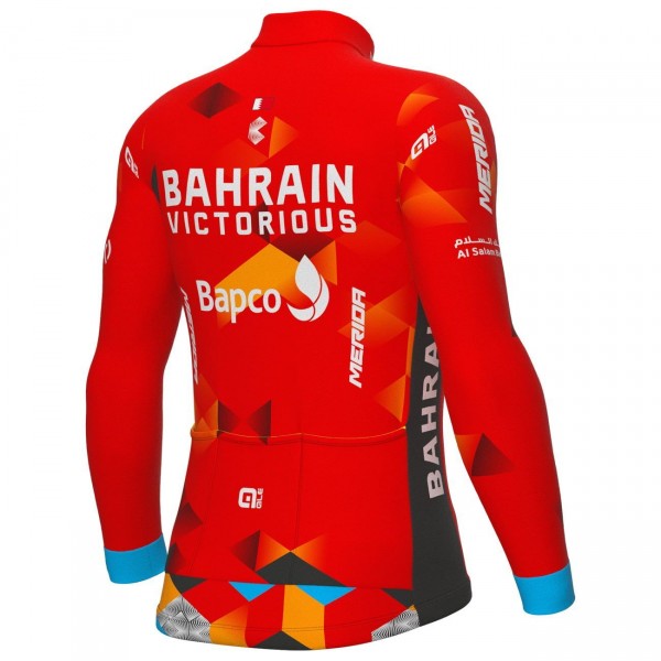 Bahrain Victorious-Jayco 2022 Radtrikot langarm-ALE Radsport-Profi-Team