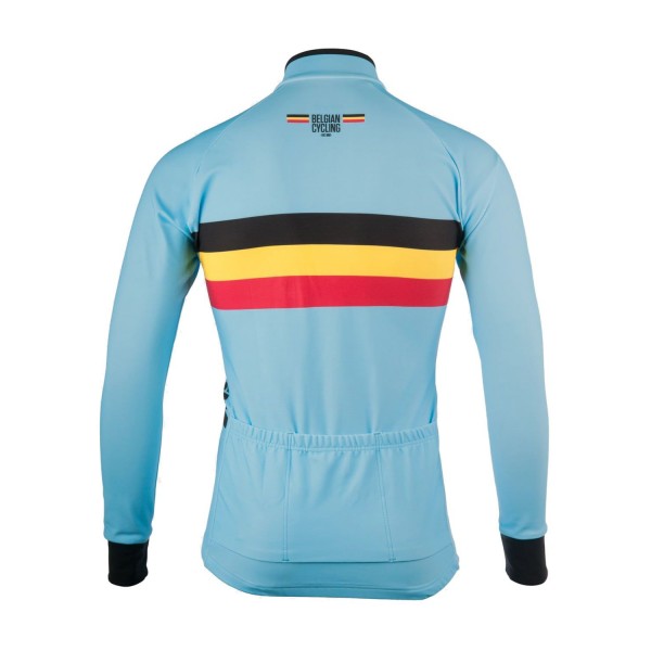 BELGIEN 2022 Radtrikot langarm-Radsport-National-Team