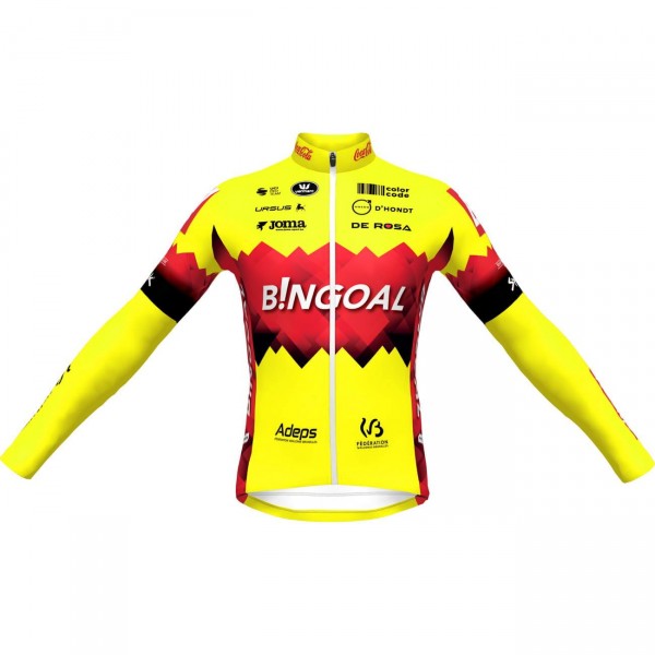 Bingoal WB 2023 Radtrikot langarm-Radsport-Profi-Team