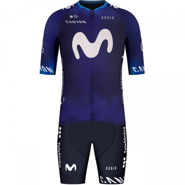 MOVISTAR 2023 Radtrikot langarm-Radsport-Profi-Team