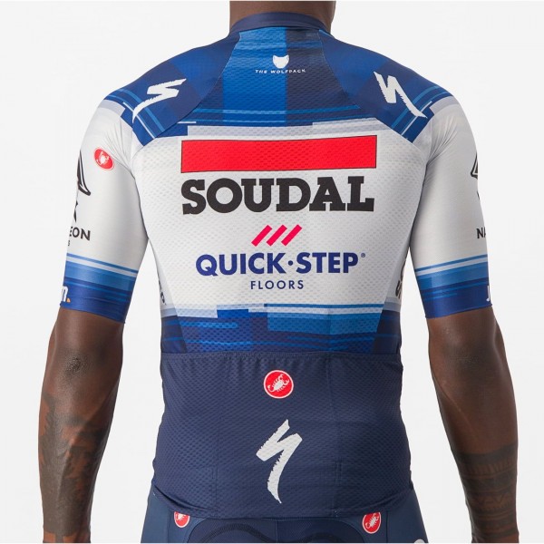 Soudal Quick-Step 2023 Aero Race 6.1 Radtrikot kurzarm-Radsport-Profi-Team