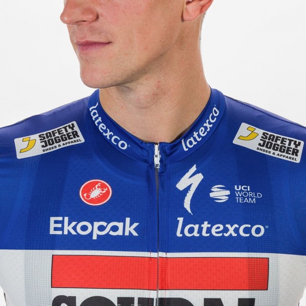 Soudal Quick-Step französischer Meister 2023 Competizione Radtrikot kurzarm-Radsport-Profi-Team