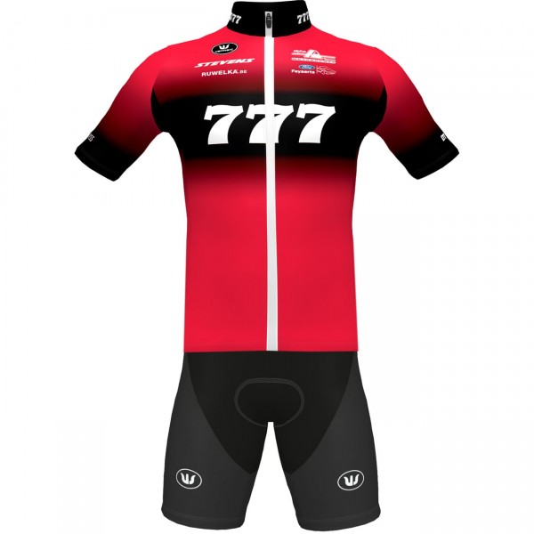 Team 777 2023 Set(Radtrikot+Trägerhose)-Radsport-Profi-Team