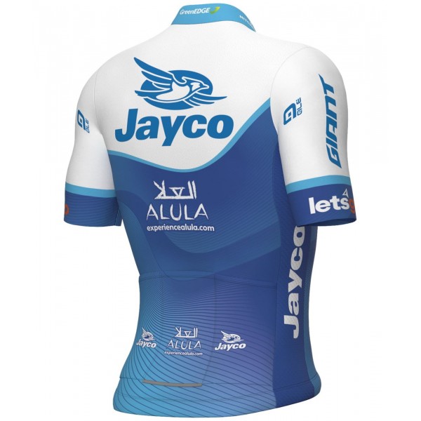 Team Jayco AlUla 2023 Set(Kurzarmtrikot+Trägerhose)-ALE Radsport-Profi-Team
