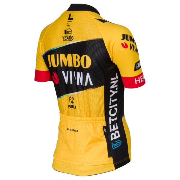 TEAM JUMBO-VISMA 2023 Radtrikot Damen kurzarm-Radsport-Profi-Team