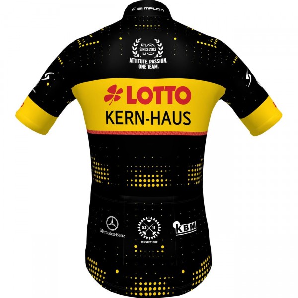 Team Lotto-Kern Haus 2023 Radtrikot kurzarm(langer Reißverschluss)-Radsport-Profi-Team