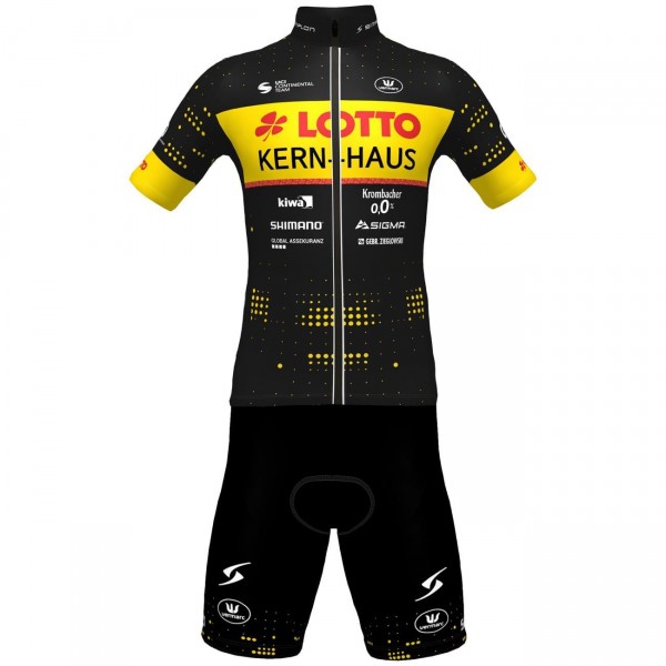 Team Lotto-Kern Haus 2022 Radtrikot kurzarm(langer Reißverschluss)-Radsport-Profi-Team