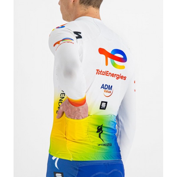 Team TotalEnergies 2022 Radtrikot langarm-Radsport-Profi-Team