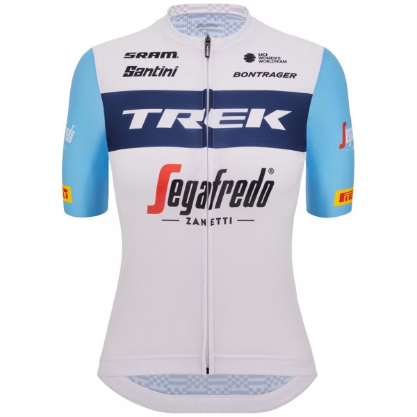 TREK-SEGAFREDO Damen Team 2023 Radsport Set(Radtrikot langer RV+Radhose)-Radsport-Profi-Team