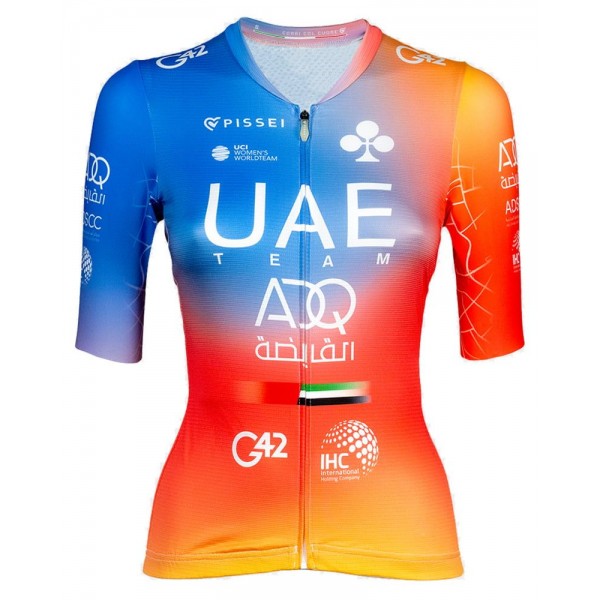 UAE TEAM ADQ 2023 Damen Radtrikot kurzarm-Radsport-Damen-Team