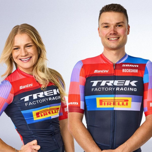 Bekleidung Herren Santini Trek Factory Racing 2025 XC trikot